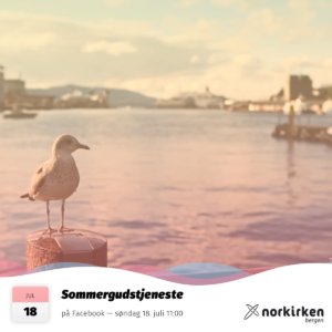 Gudstjeneste i Norkirken Bergen 18. juli 2021